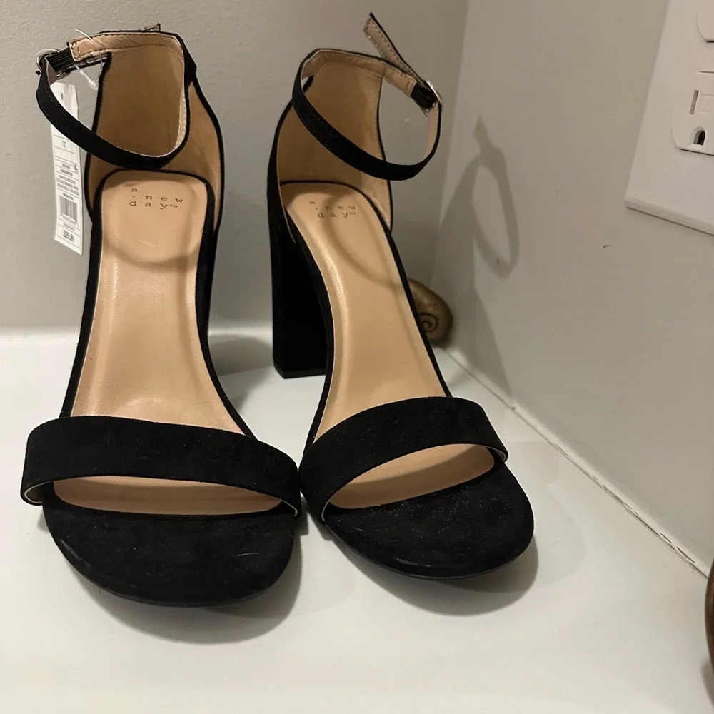Target Women's Black Block Heel Sandals